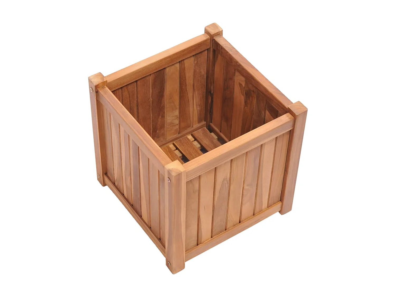 Jardinière 40x40x40 Bois de teck solide