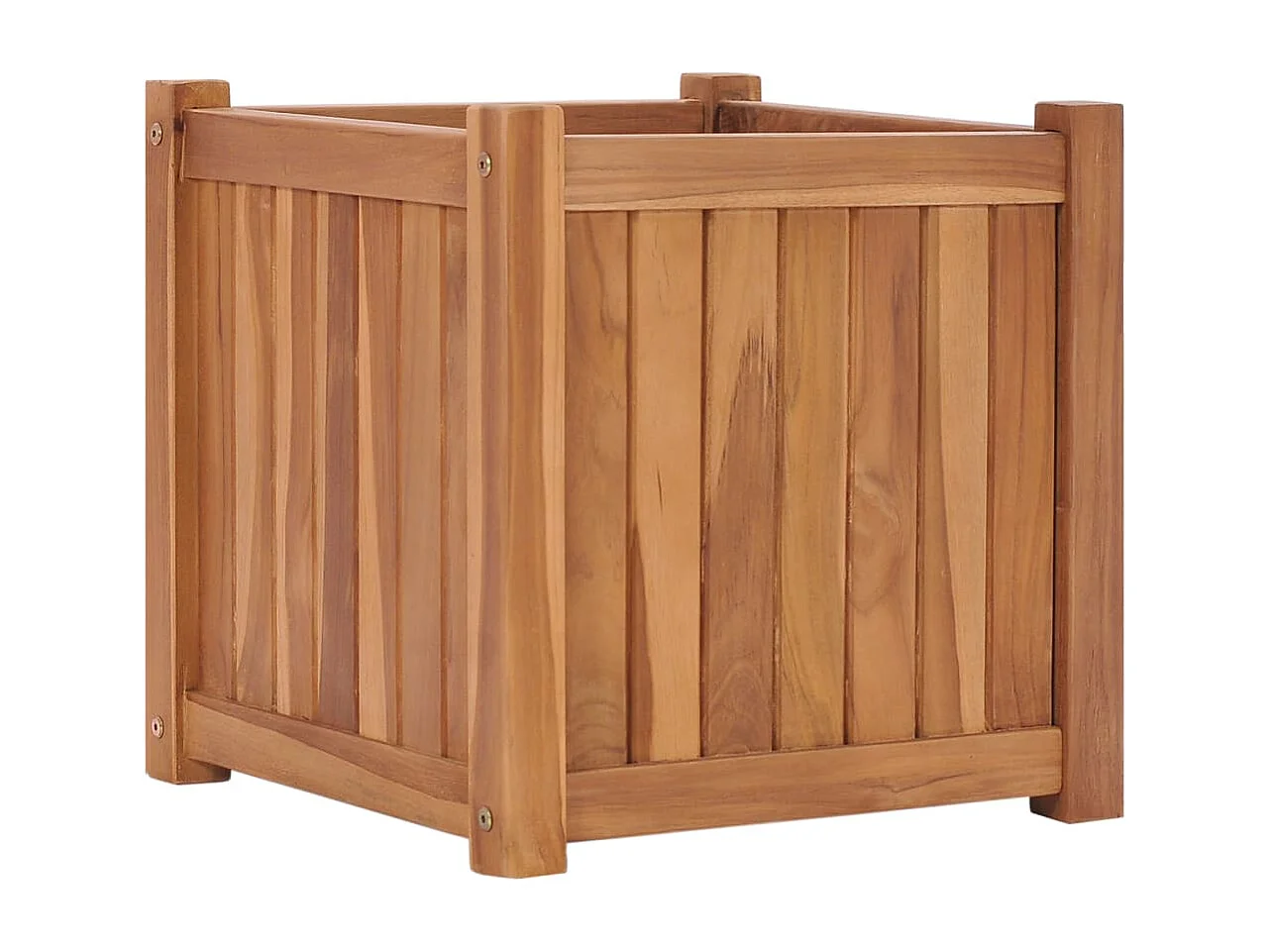 Jardinière 40x40x40 Bois de teck solide