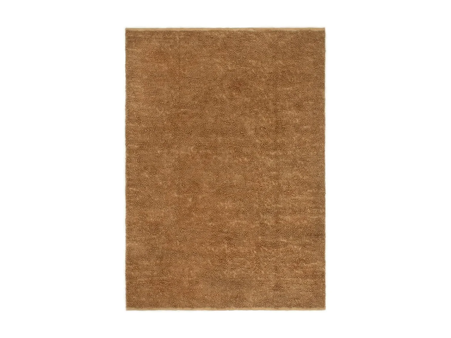 Tapis à poils bouclés fait à la main 120x180 Jute et coton