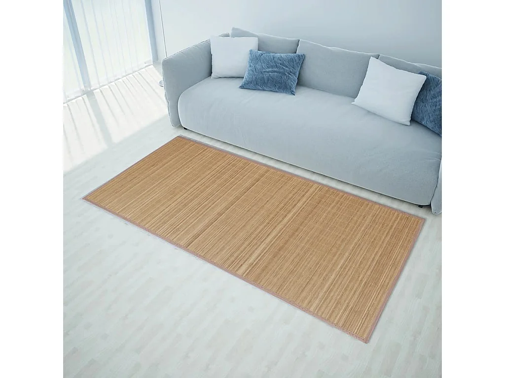 Tapis en bambou 160x230 Marron