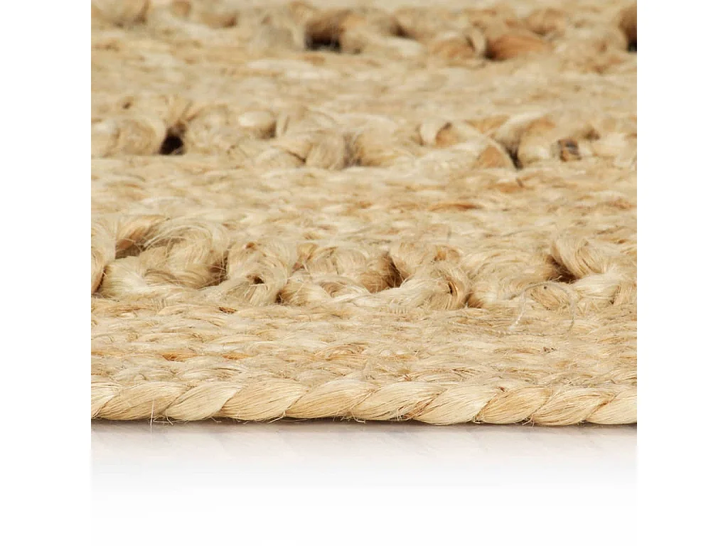Tapis fait à la main Jute tressée 150cm 2