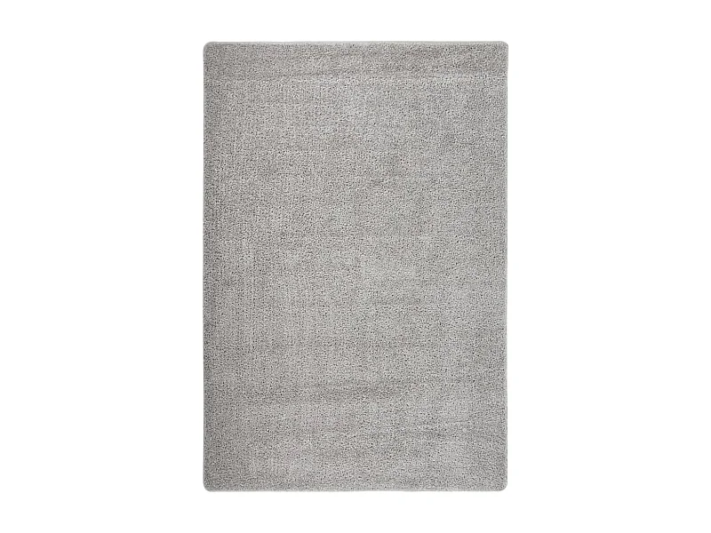 Tapis shaggy antidérapant Gris clair 140x200