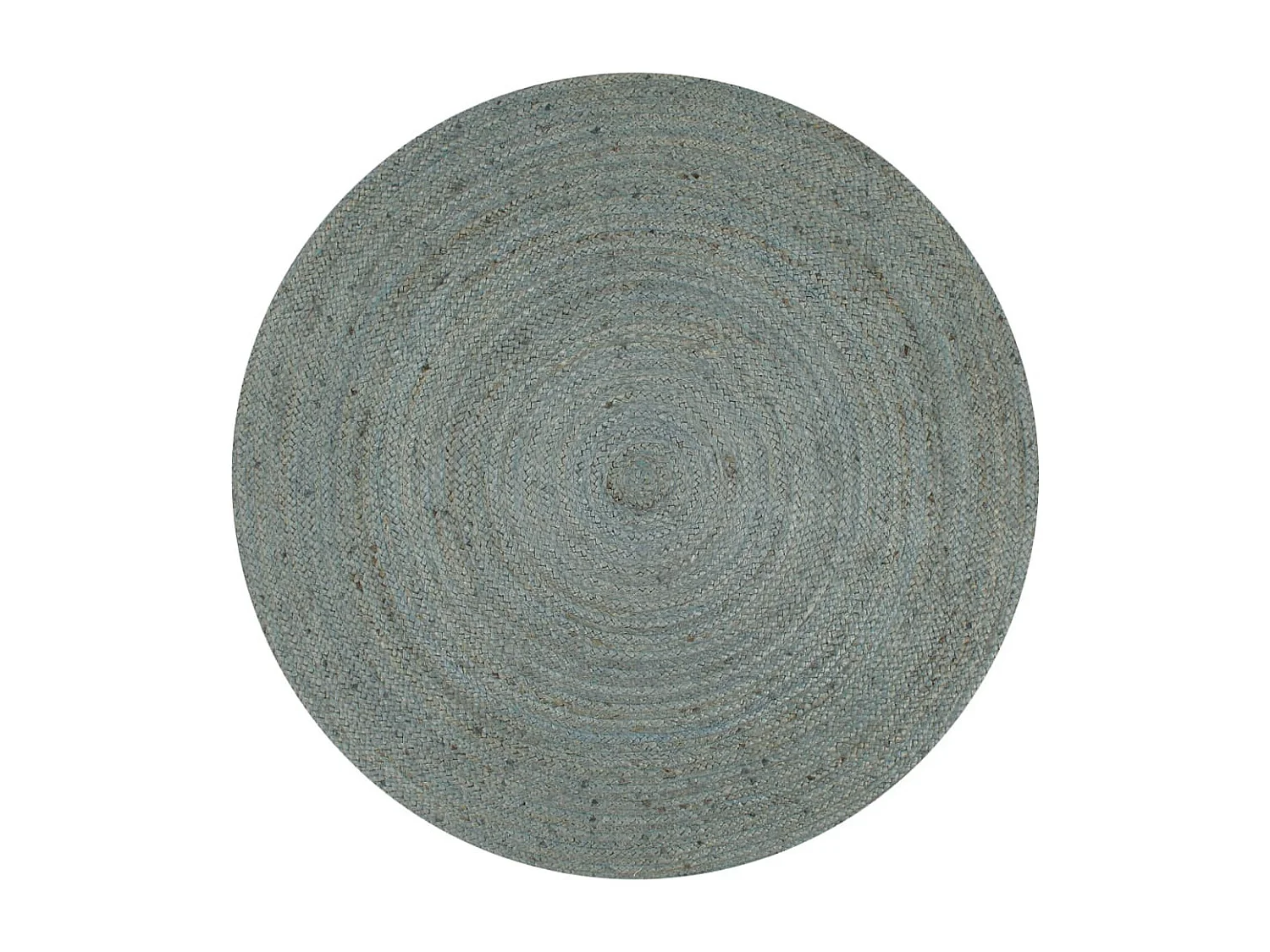 Tapis fait à la main Jute Rond 120cm Vert olive