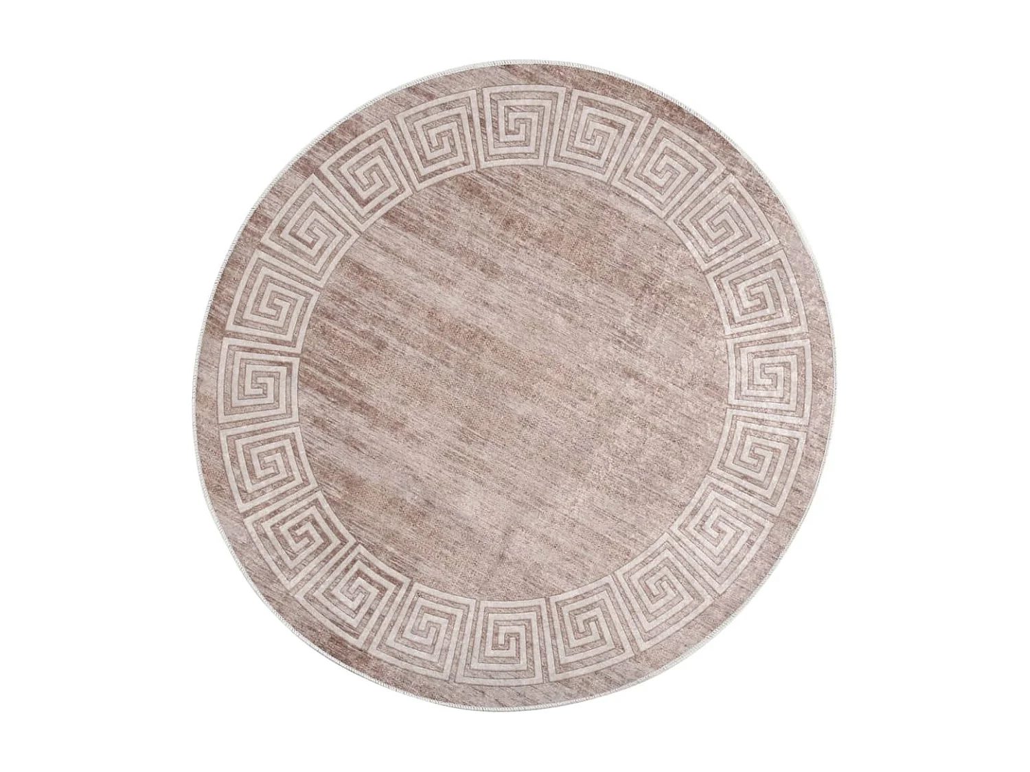 Tapis lavable antidérapant φ120cm Beige