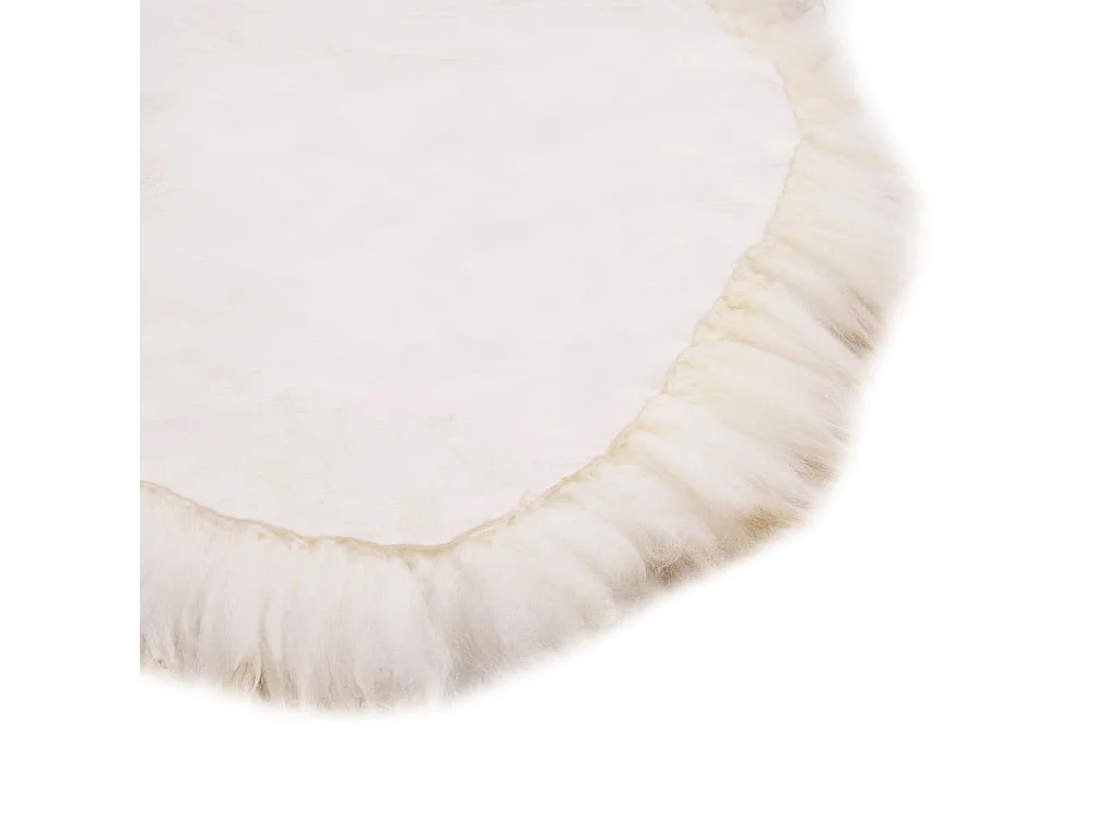 Tapis en peau de mouton 60x180 Mélange de marron