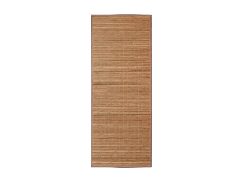 Tapis rectangulaire Marron Bambou 150x200