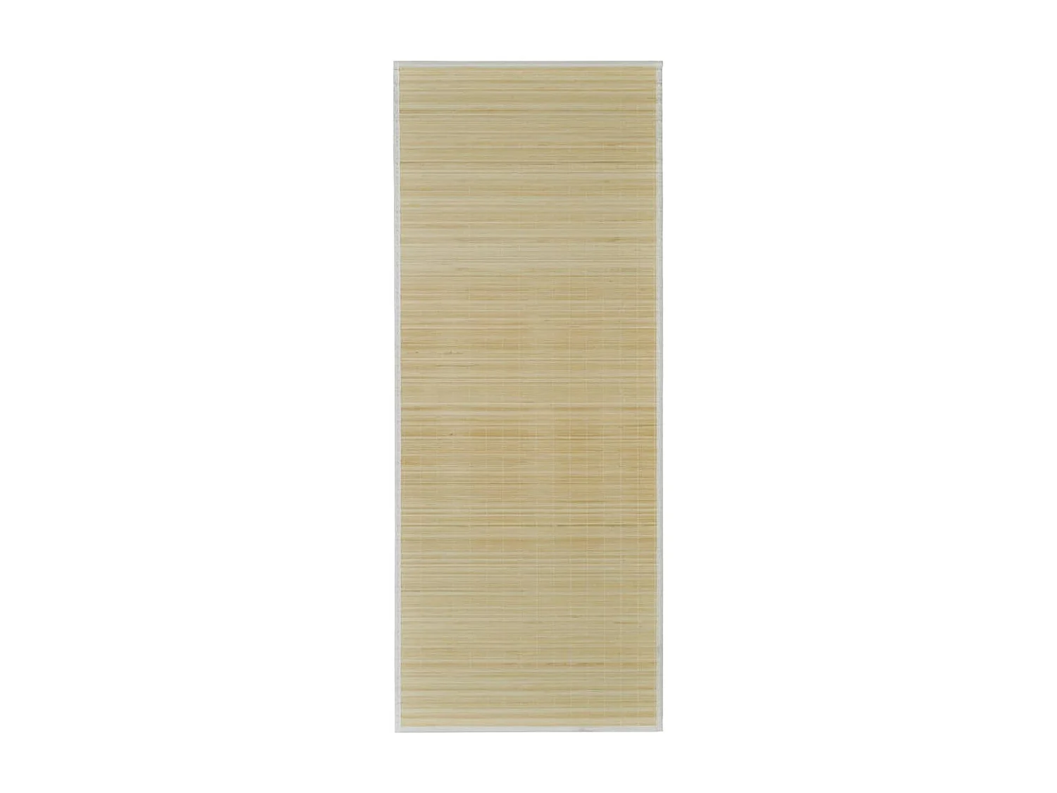 Tapis en bambou naturel à latte Rectangulaire 150x200