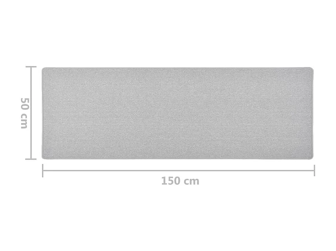 Tapis de couloir Gris clair 50x150