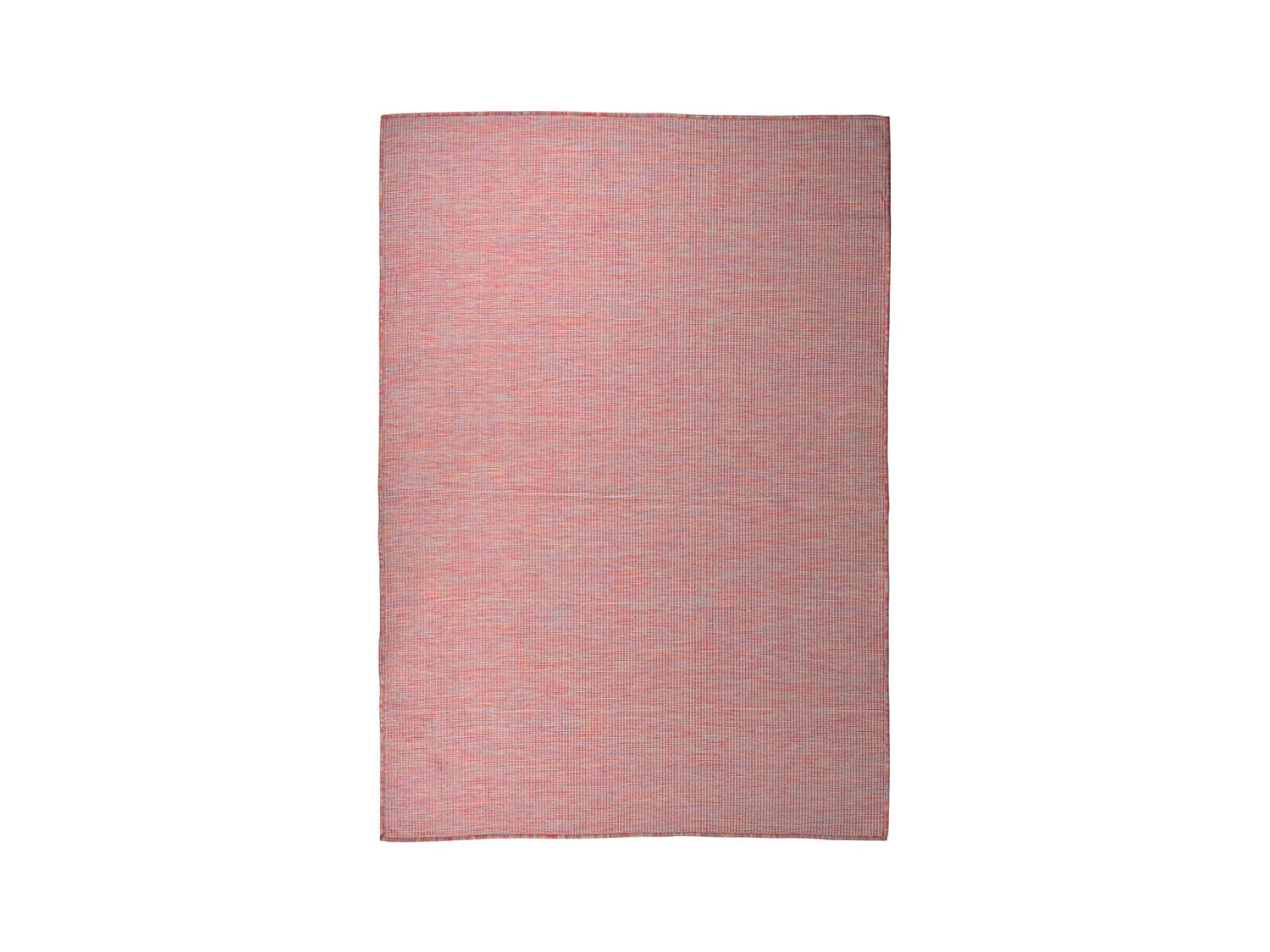 Buitenkleed platgeweven 160x230 cm rood