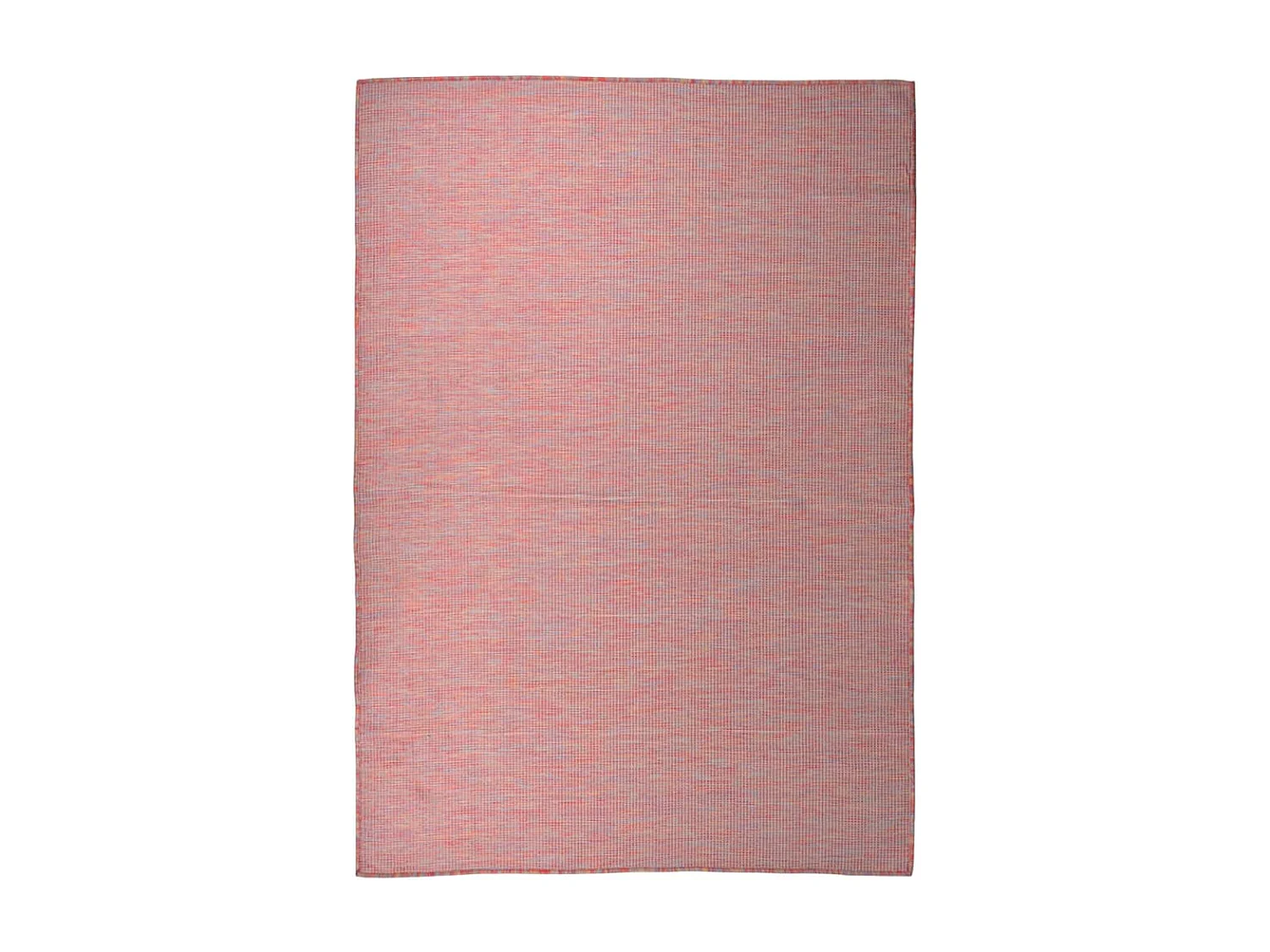 Buitenkleed platgeweven 160x230 cm rood