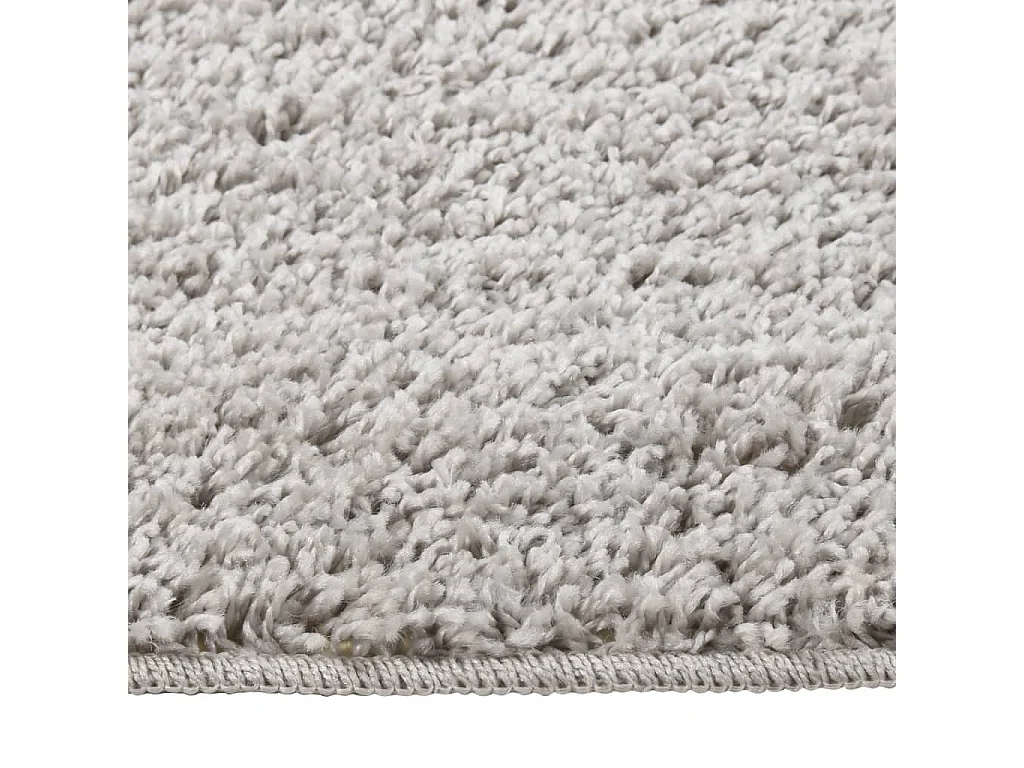 Tapis shaggy antidérapant Gris clair 200x290