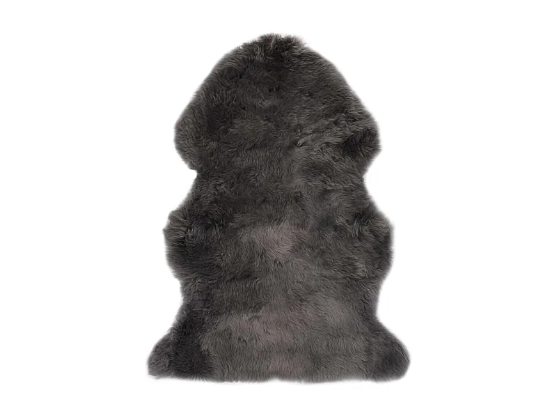 Tapis en peau de mouton 60x90 Gris clair