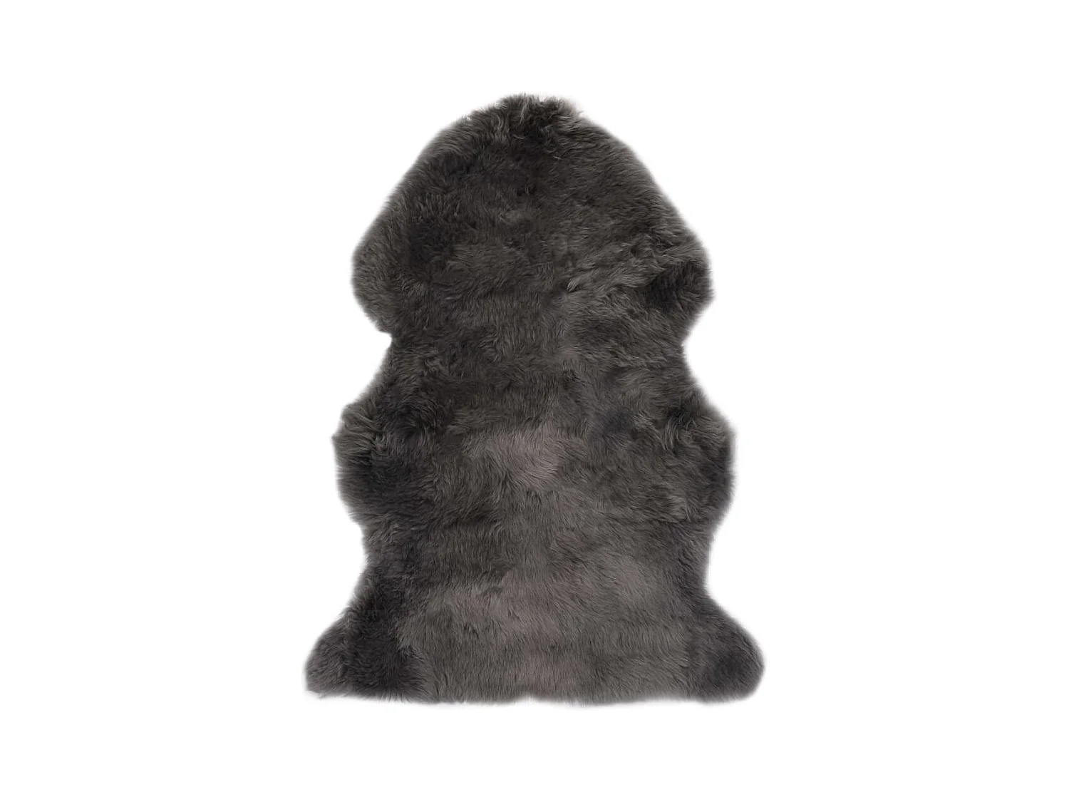 Tapis en peau de mouton 60x90 Gris clair