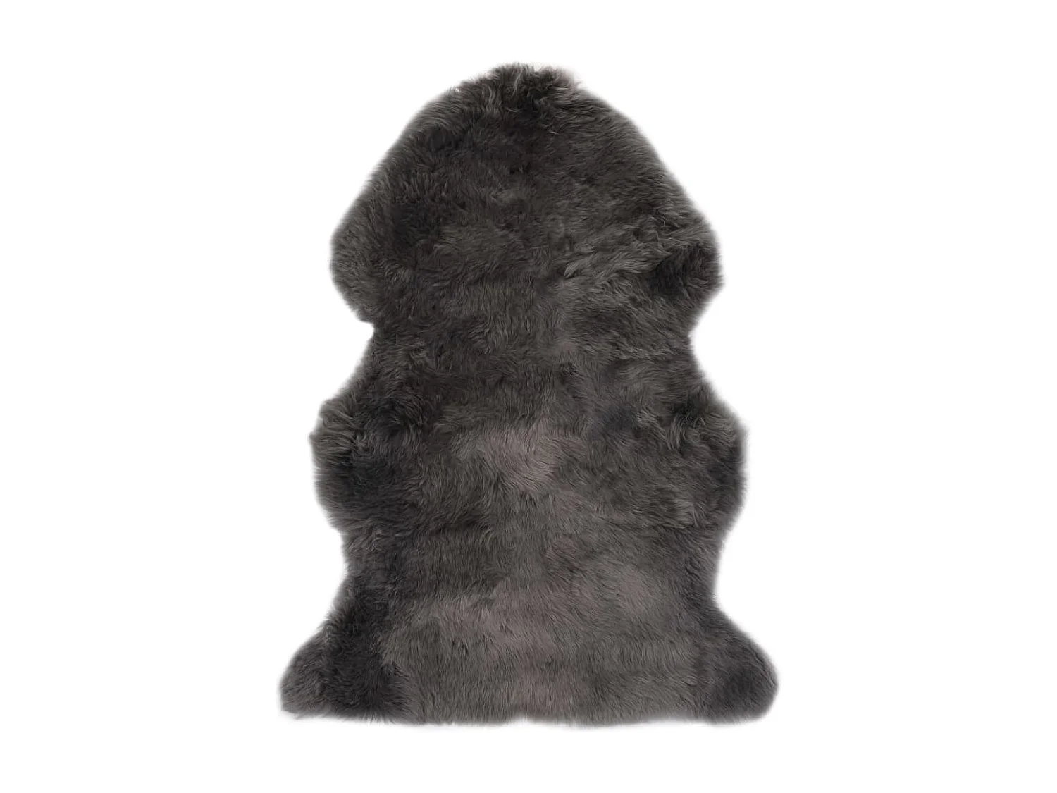 Tapis en peau de mouton 60x90 Gris clair