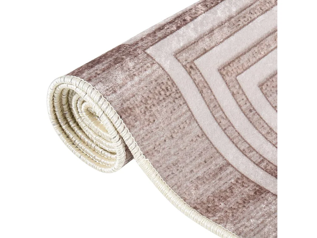 Tapis lavable antidérapant 80x300 Beige