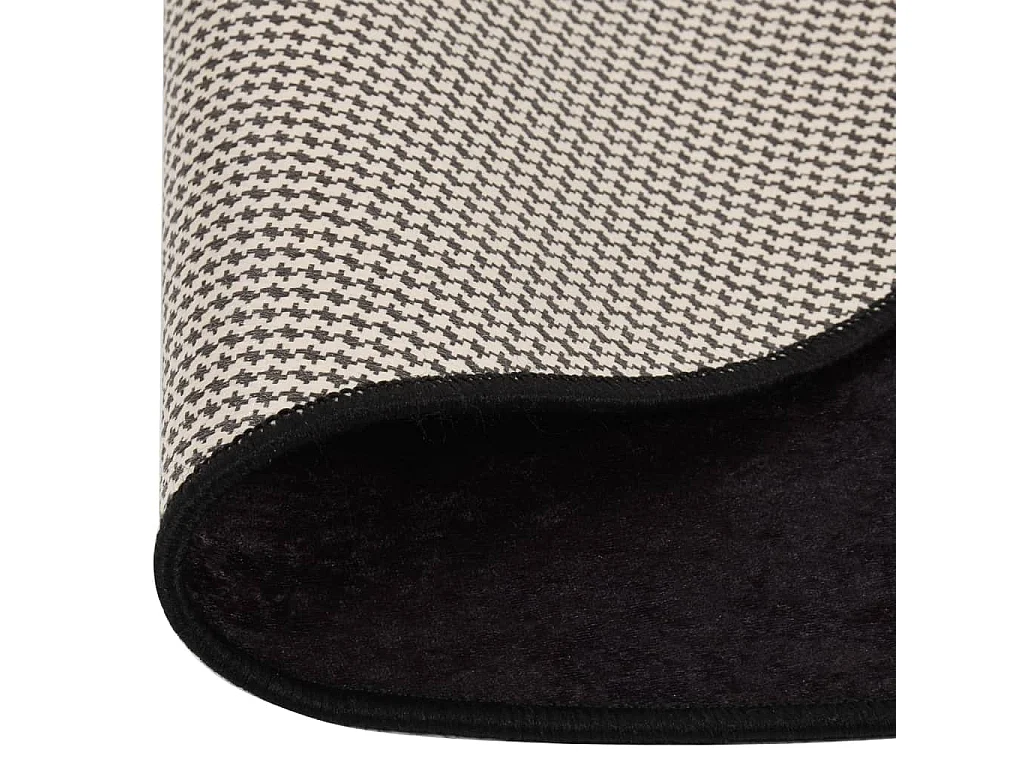 Tapis lavable antidérapant φ120cm Anthracite