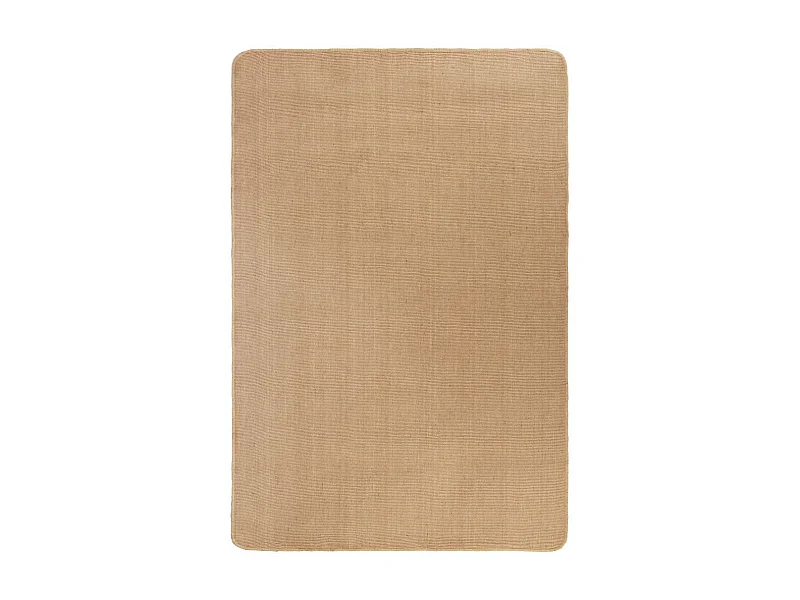 Tapis en jute avec support en latex 140x200 Naturel