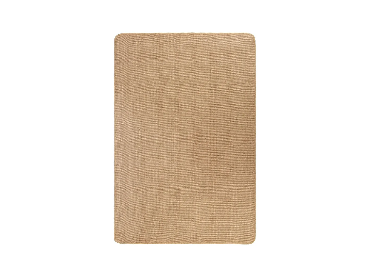 Tapis en jute avec support en latex 140x200 Naturel