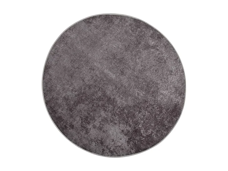 Tapis lavable antidérapant φ120cm Gris 2