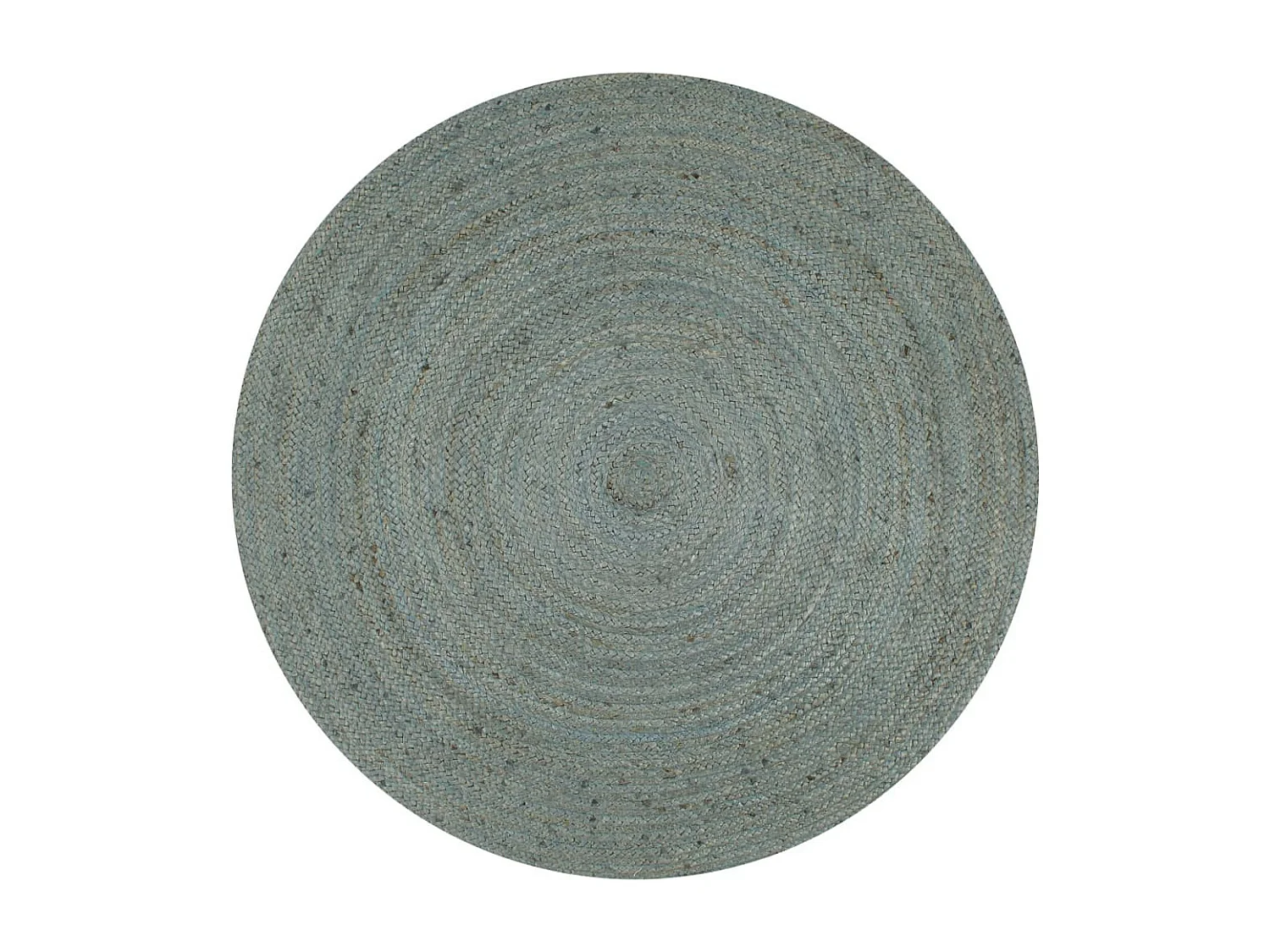 Tapis fait à la main Jute Rond 150cm Vert olive
