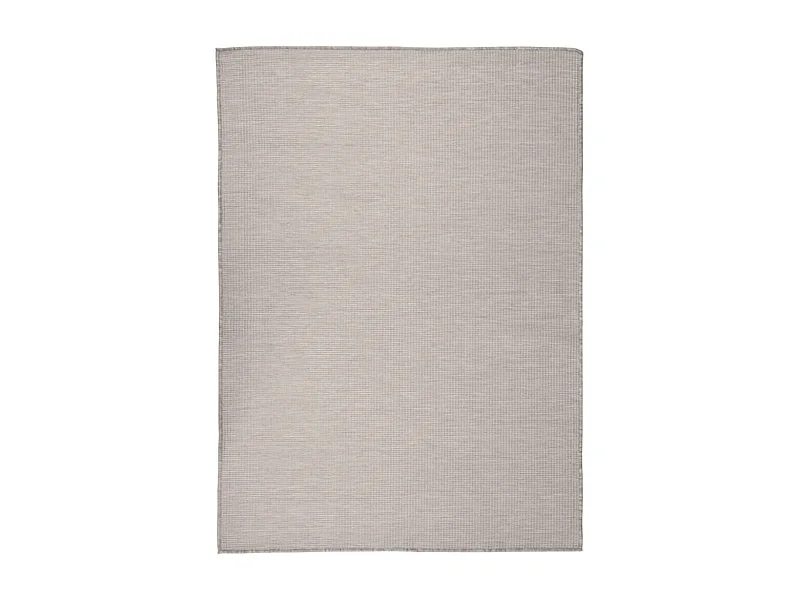 Tapis à tissage plat d'extérieur 200x280 Taupe