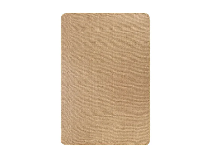Tapis en jute avec support en latex 160x230 Naturel