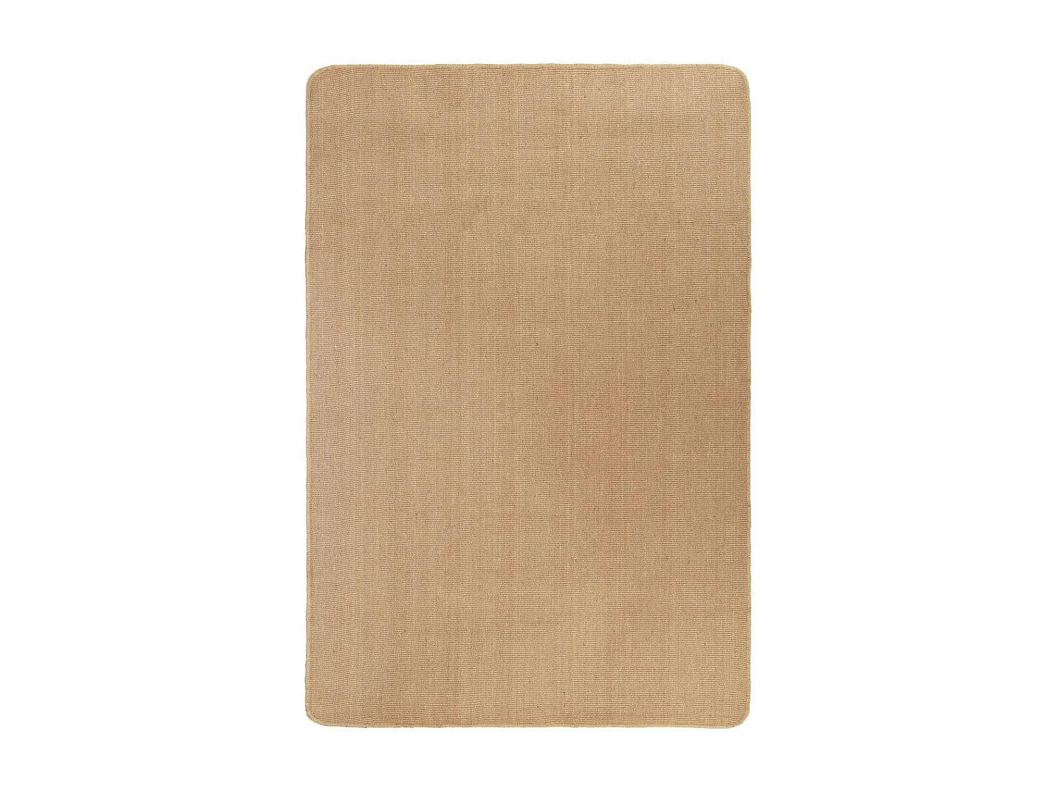 Tapis en jute avec support en latex 160x230 Naturel