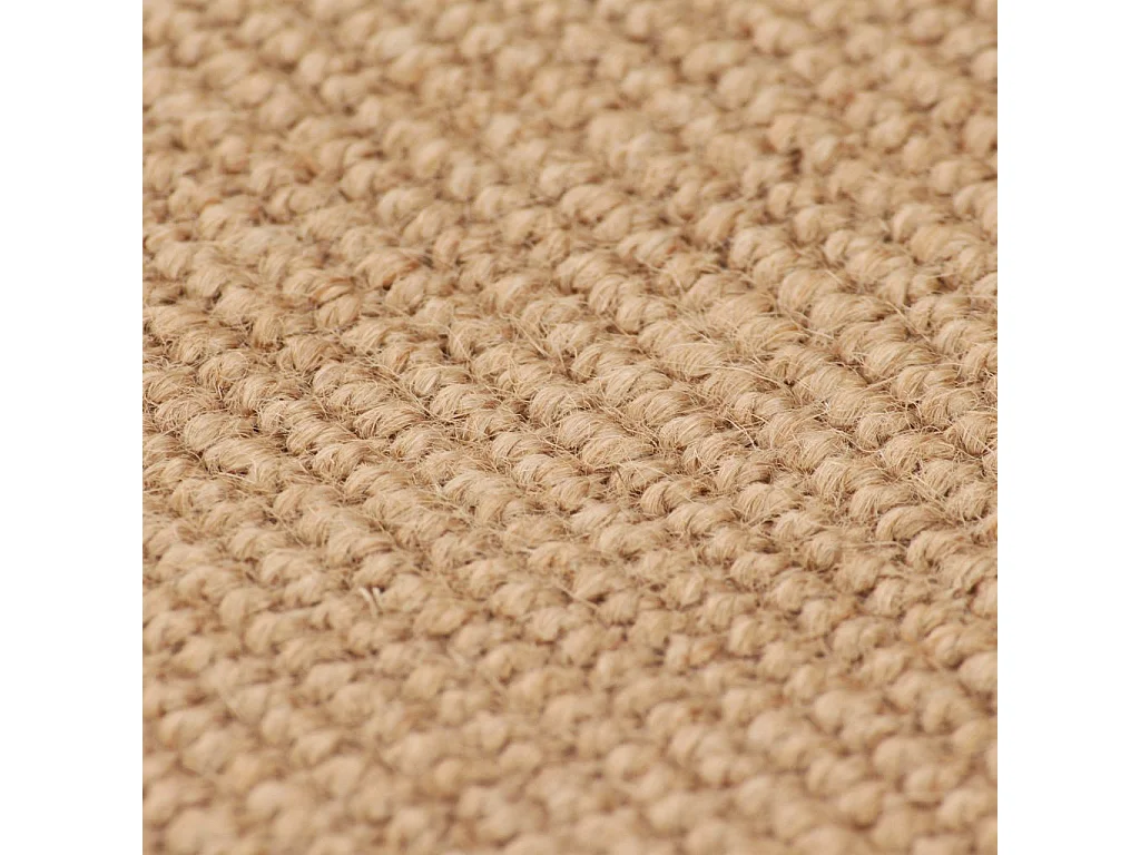 Tapis en jute avec support en latex 160x230 Naturel