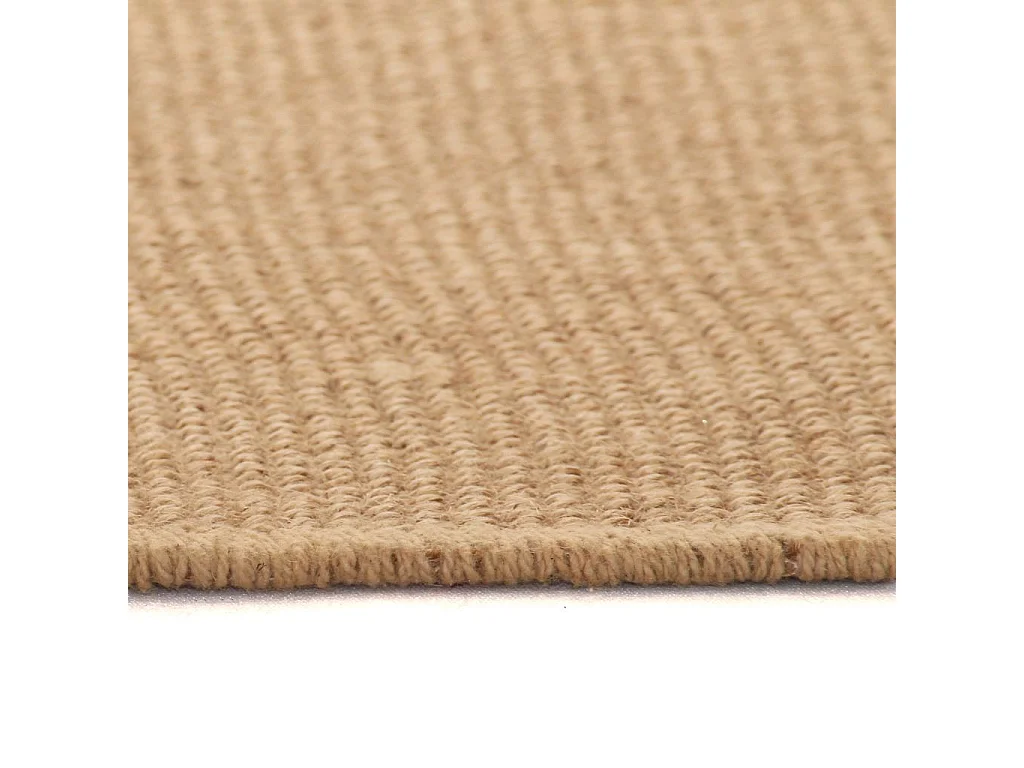 Tapis en jute avec support en latex 160x230 Naturel