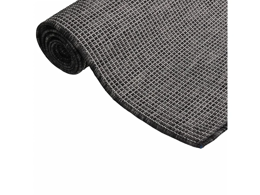 Tapis à tissage plat d'extérieur 200x280 Gris