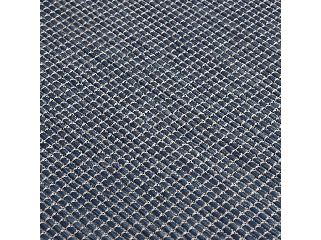 Tapis à tissage plat d'extérieur 200x280 Bleu