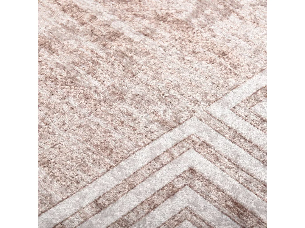 Tapis lavable antidérapant 80x150 Beige