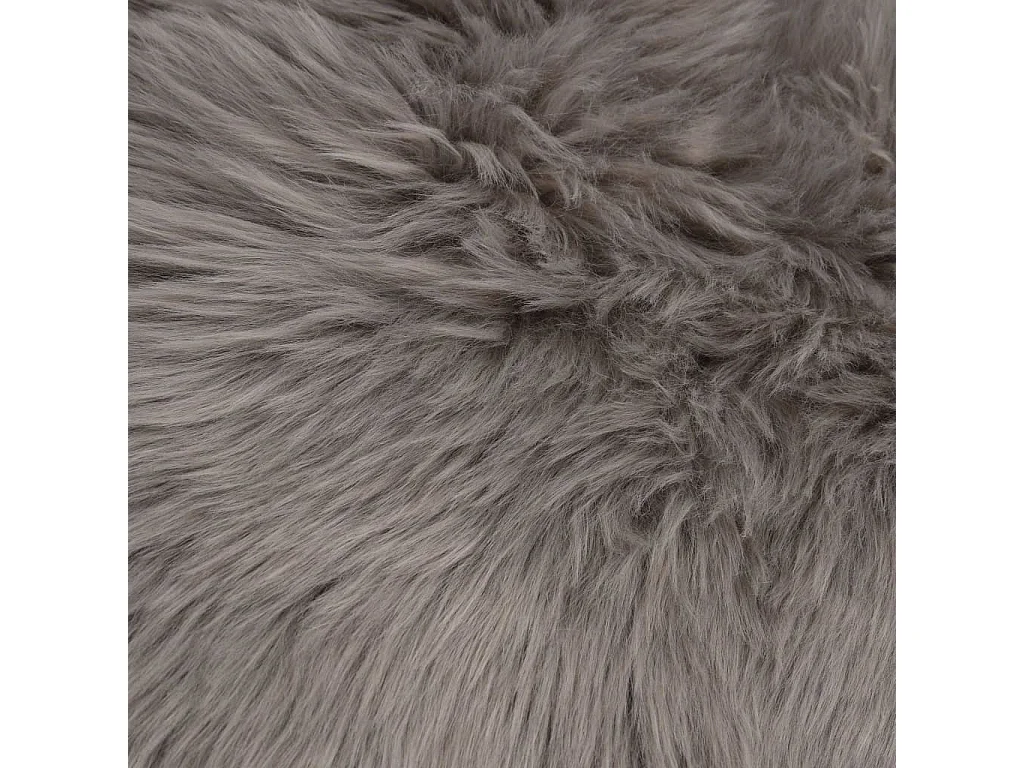 Tapis 60x90 Peau de mouton synthétique Gris clair