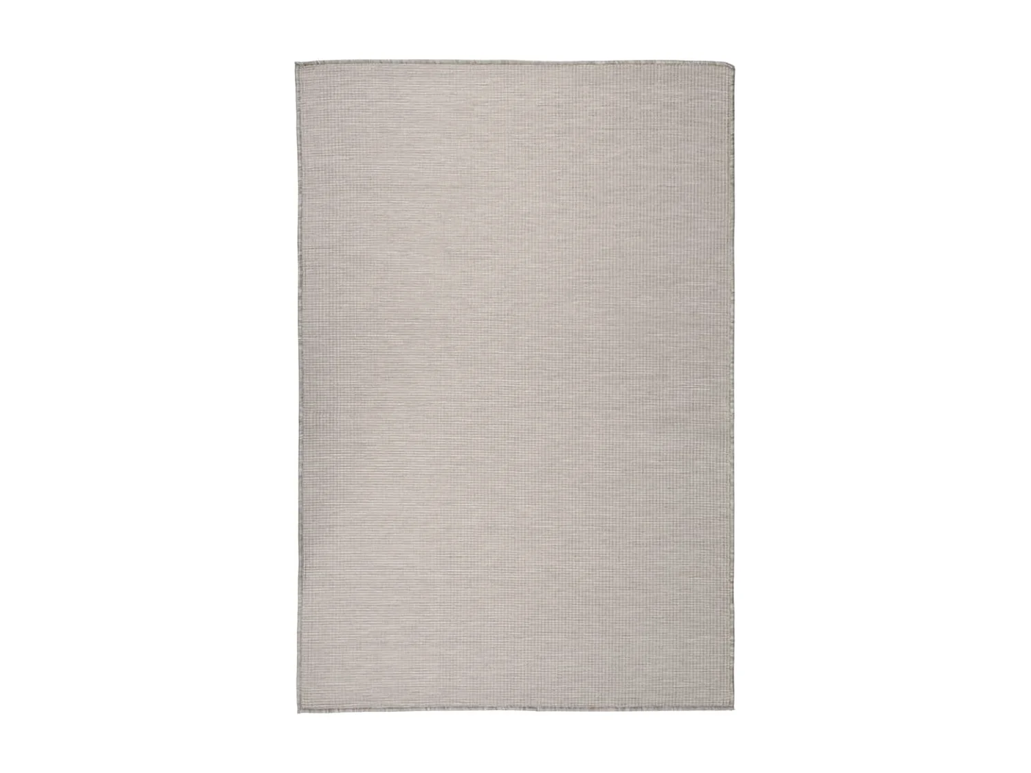 Tapis à tissage plat d'extérieur 120x170 Taupe