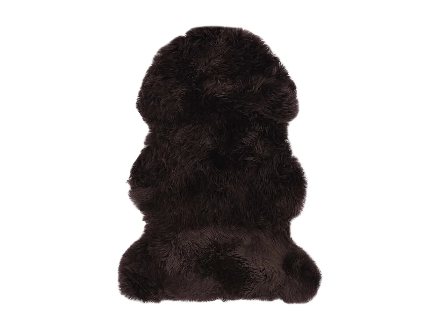 Tapis en peau de mouton 60x90 Marron