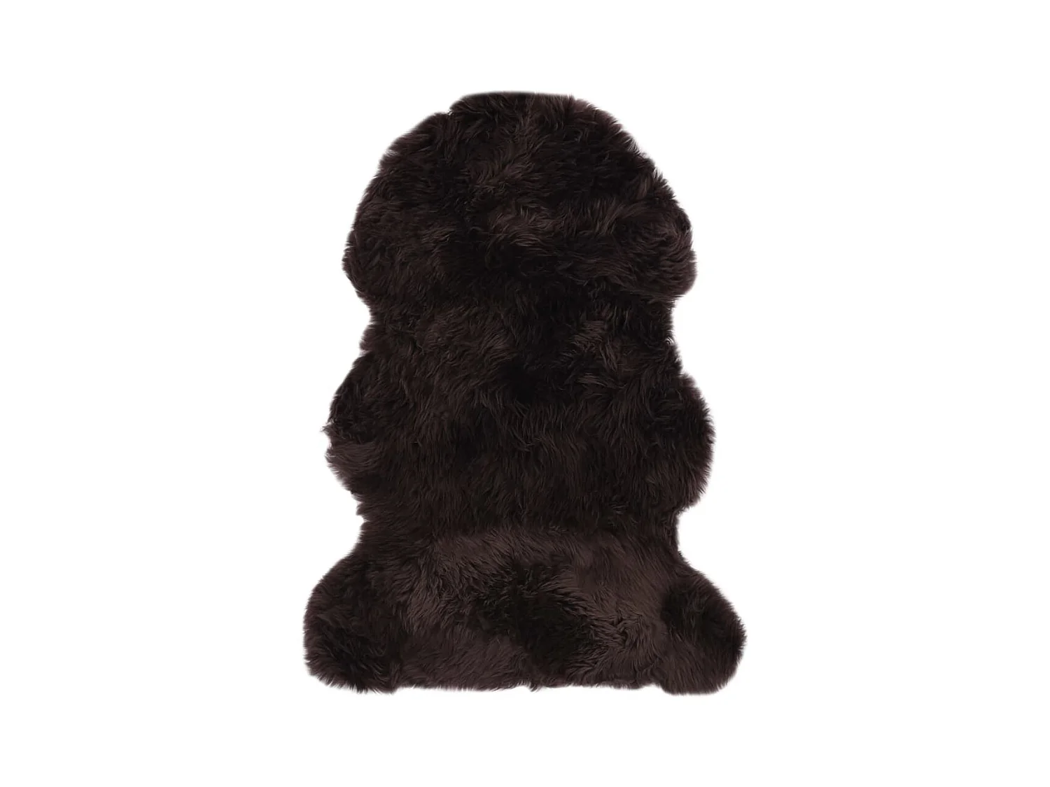 Tapis en peau de mouton 60x90 Marron