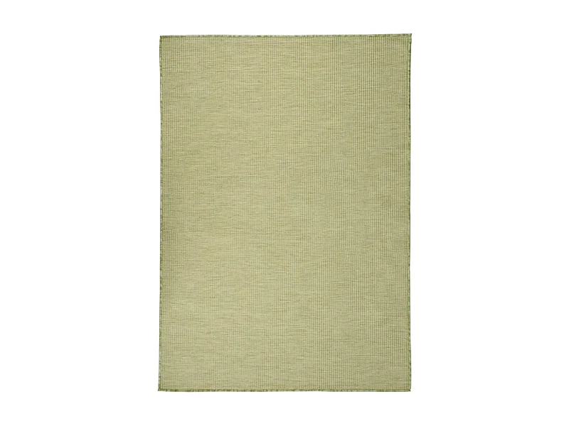 Tapis à tissage plat d'extérieur 160x230 Vert