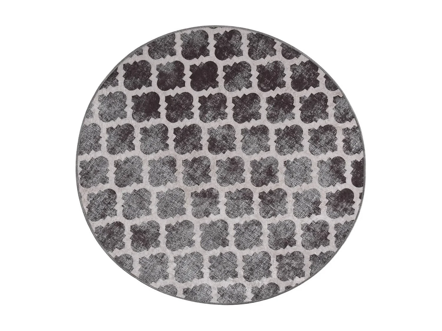 Tapis lavable antidérapant φ120cm Multicolore