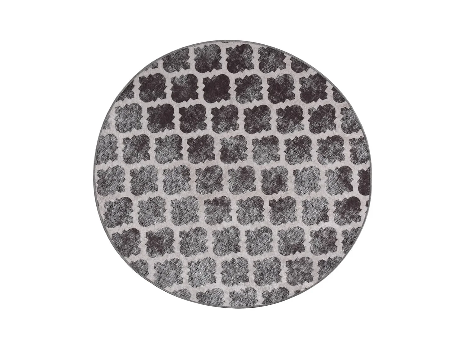 Tapis lavable antidérapant φ120cm Multicolore