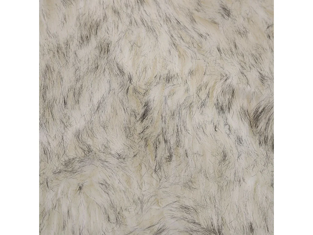 Tapis 60x90 Peau de mouton synthétique Mélange de gris