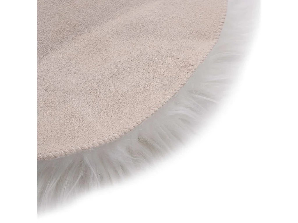 Tapis 60x90 Peau de mouton synthétique Blanc