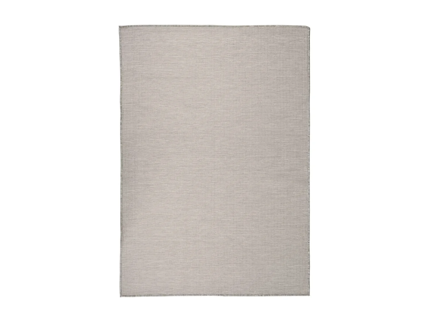 Tapis à tissage plat d'extérieur 140x200 Taupe