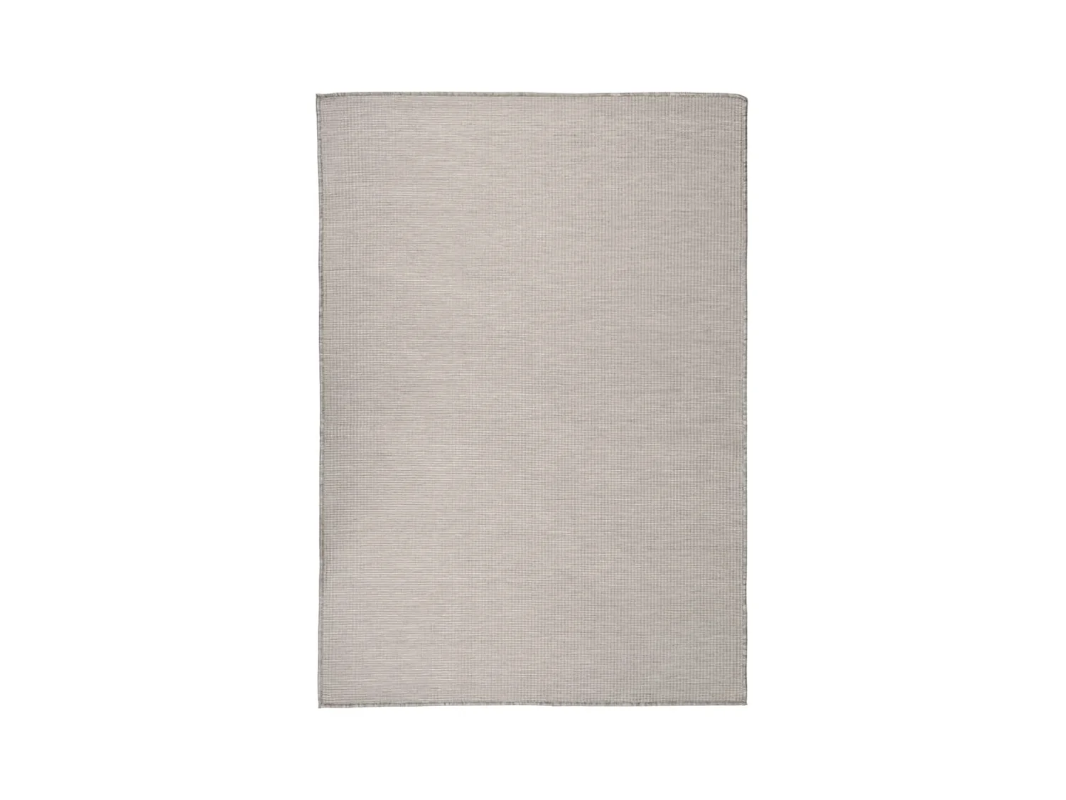 Tapis à tissage plat d'extérieur 140x200 Taupe