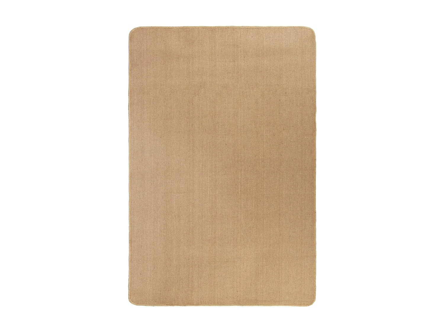 Tapis en jute avec support en latex 80x160 Naturel