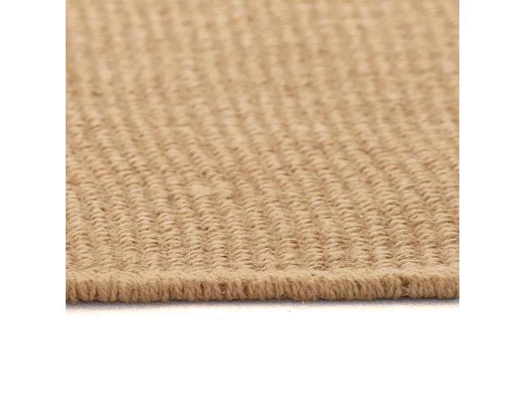 Tapis en jute avec support en latex 80x160 Naturel
