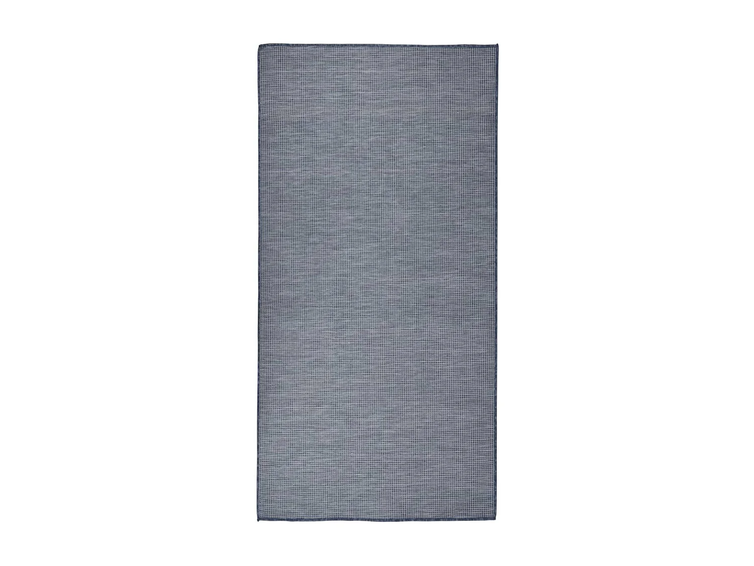 Tapis à tissage plat d'extérieur 100x200 Bleu
