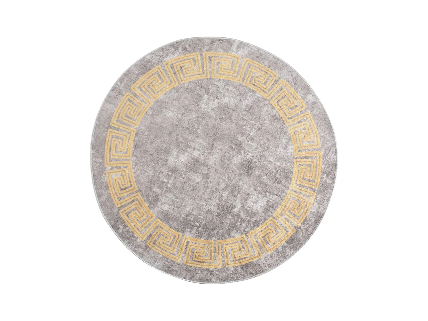 Tapis lavable antidérapant φ120cm Gris