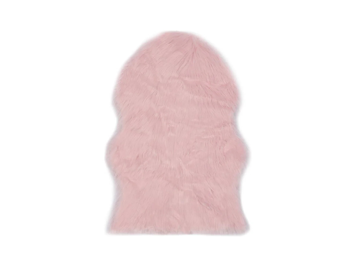 Tapis 60x90 Peau de mouton synthétique Rose