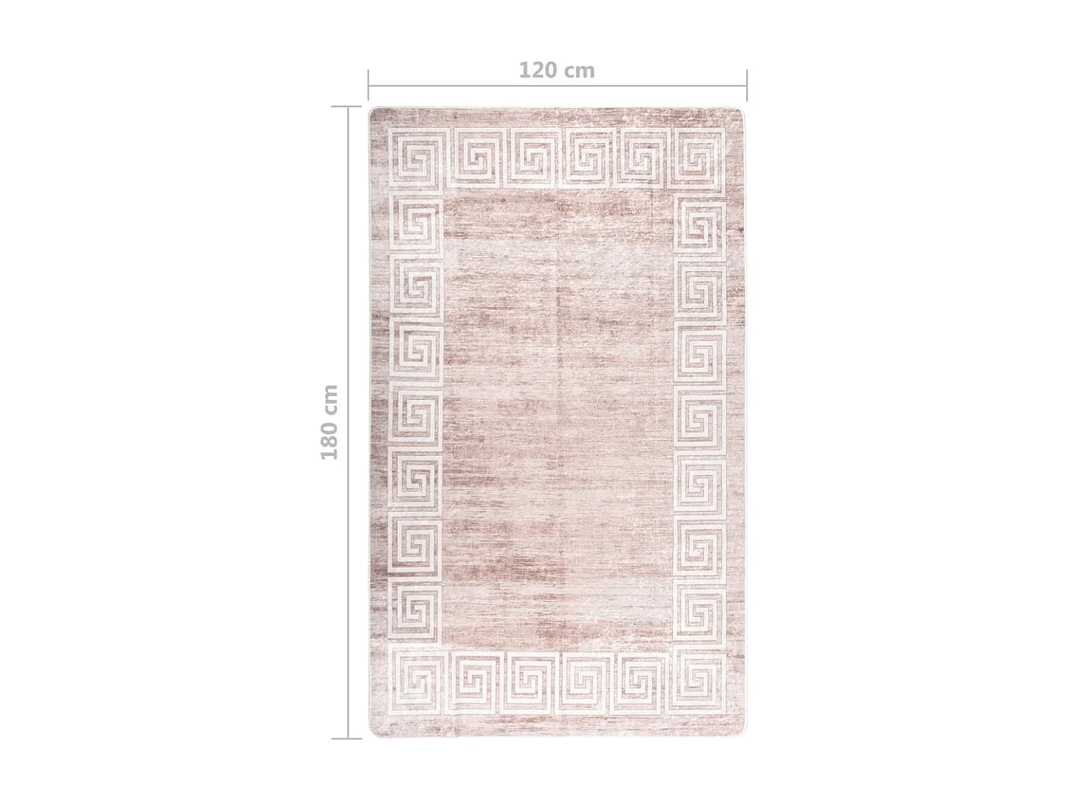 Tapis lavable antidérapant 120x180 Beige