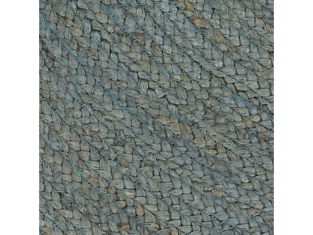 Tapis fait à la main Jute Rond 90cm Vert olive